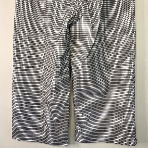 Rachel Zoe Wide Leg Cropped Black White Trouser Work Dress Pants Office Size 4 - Picture 9 of 11